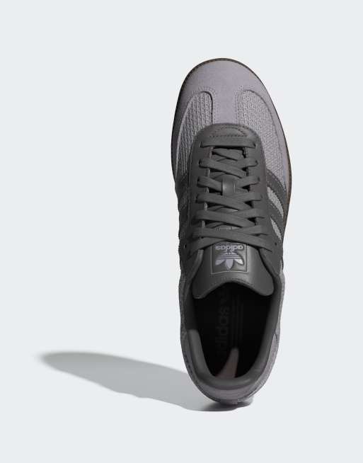 adidas gazelle silver green womens Adidas x CP Company Samba Grey Trainers