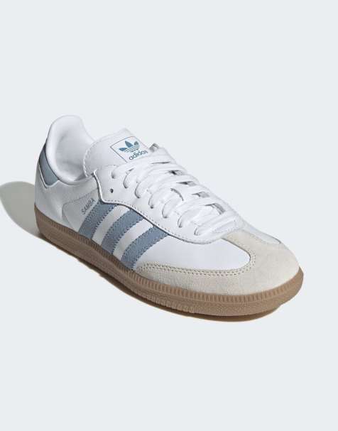adidas Originals Samba og shoes in white and ash - view 1