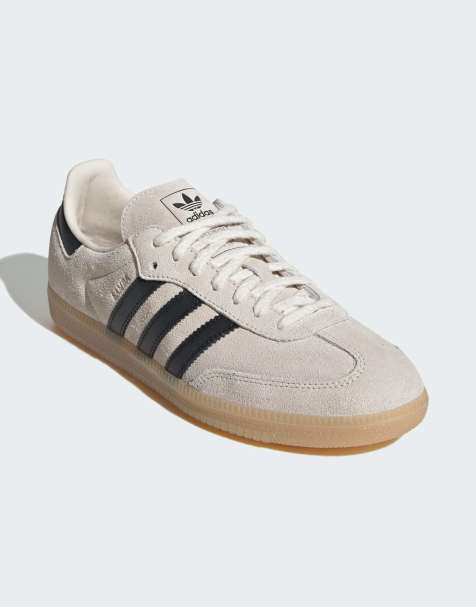 adidas Originals Samba og shoes in white and black - view 1