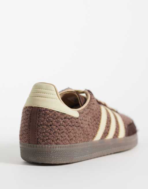 adidas Originals Samba OG Sneaker in Braun und Cremeweiß, 2 von 5