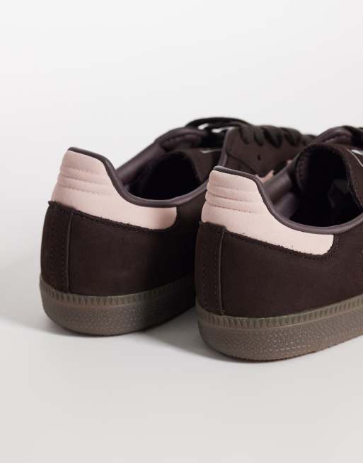 adidas Originals – Samba OG – Sneaker in Braun und Rosa , 3 von 5