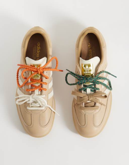 adidas Originals Samba OG Sneaker in Creme und Beige mit doppelten Schnürsenkeln, 2 von 5