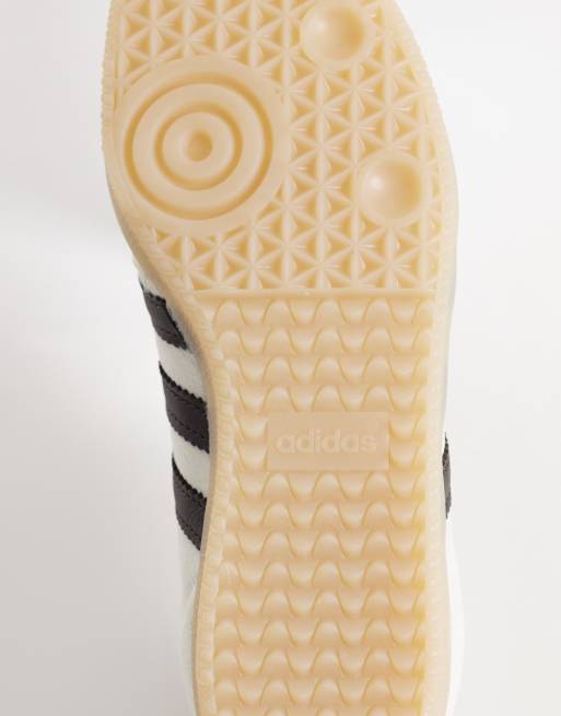 adidas Originals – Samba OG – Sneaker in Creme und Braun mit Details in Ponyhaar-Optik, 5 von 5