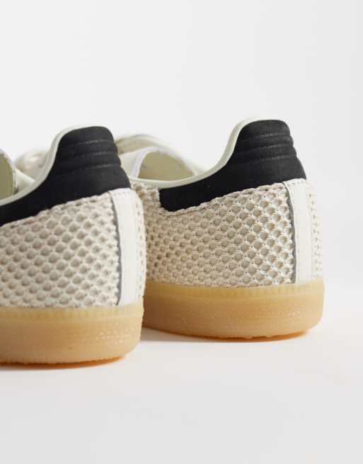 adidas Originals – Samba OG – Sneaker in Creme und Schwarz in Häkeloptik, 4 von 5