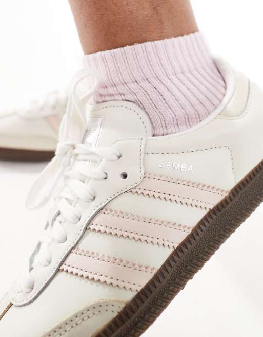 Adidas samba all white best sale