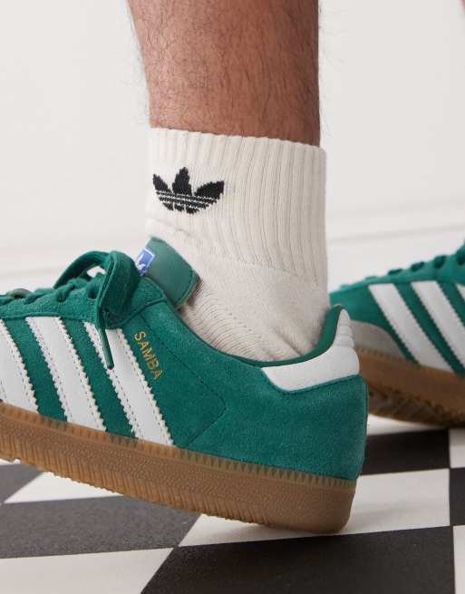 adidas Originals – Samba OG – Sneaker in Grün und Weiß, 4 von 5