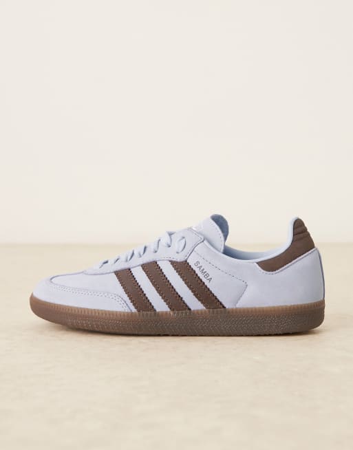 adidas Originals – Samba OG – Sneaker in Hellblau und Braun , 2 von 5