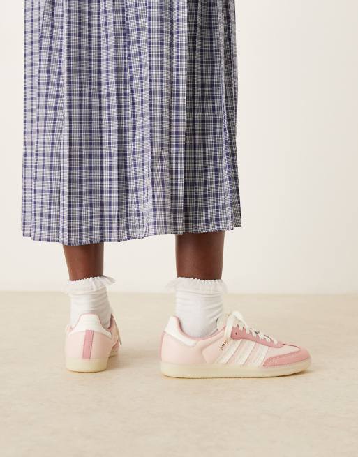 adidas Originals  Samba OG  Sneaker in Hellrosa und Wei mit Rschen |  ASOS