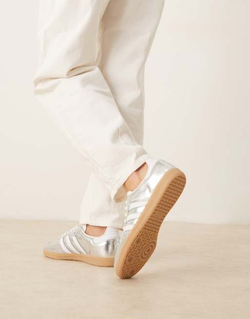 adidas Originals – Samba OG – Sneaker in Metallic-Silber, 4 von 5