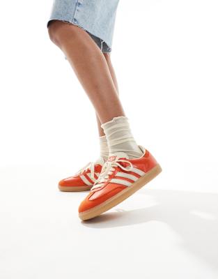 adidas Originals - Samba OG - Sneaker in Orange und Weiß