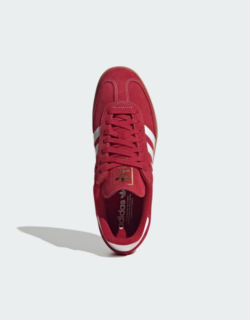adidas Originals – Samba OG – Sneaker in Rot und Weiß mit Gummisohle, 2 von 5
