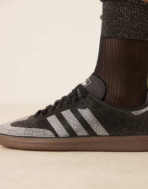 adidas Originals – Samba OG – Sneaker in Schwarz mit Strassbesatz , 4 von 5
