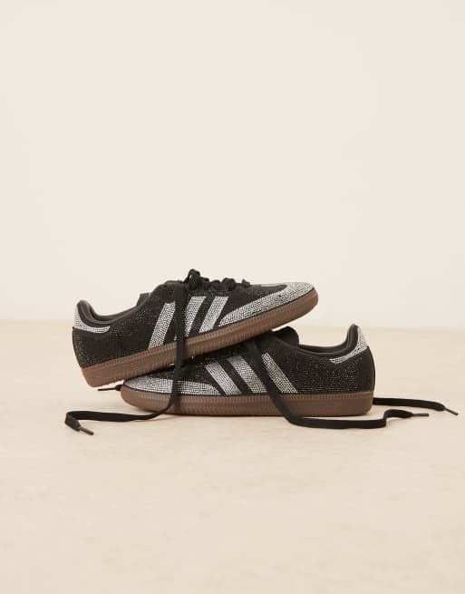 adidas Originals – Samba OG – Sneaker in Schwarz mit Strassbesatz , 5 von 5