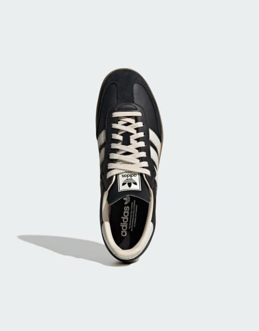 adidas Originals – Samba OG – Sneaker in Schwarz und Wollweiß mit Gummisohle, 2 von 5