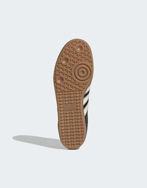 adidas Originals – Samba OG – Sneaker in Schwarz und Wollweiß mit Gummisohle, 3 von 5