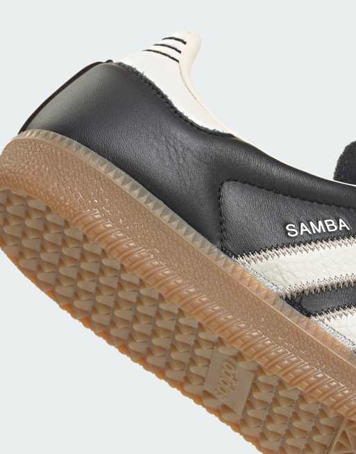 adidas Originals – Samba OG – Sneaker in Schwarz und Wollweiß mit Gummisohle, 5 von 5
