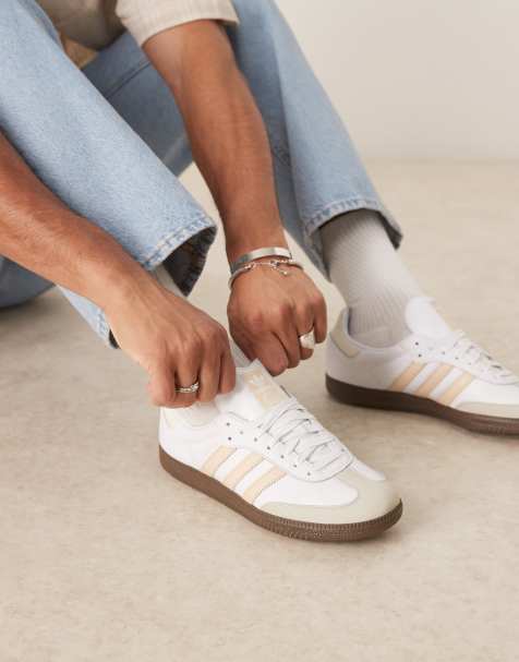 adidas Originals – Samba OG – Sneaker in Weiß und Beige - view 1