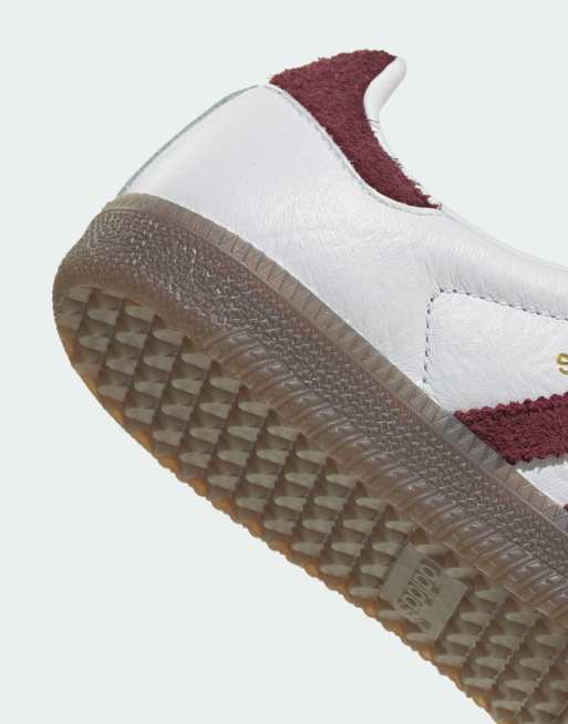 adidas Originals – Samba OG – Sneaker in Weiß und Kastanienbraun, 5 von 5