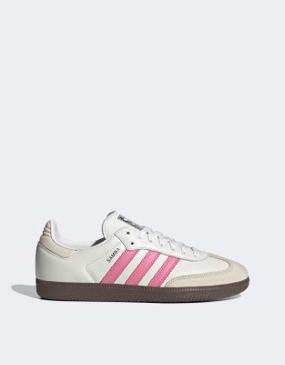 adidas Originals - Samba OG - Sneaker in Weiß und Rosa