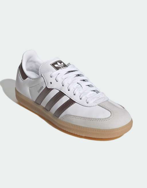 adidas Originals – Samba OG – Sneaker in Weiß und Silber, 4 von 6
