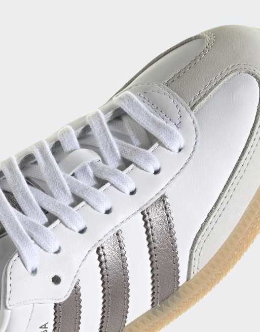adidas Originals – Samba OG – Sneaker in Weiß und Silber, 6 von 6