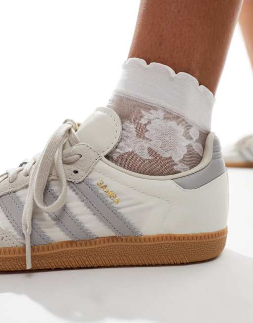 Adidas originals samba off white trainers best sale