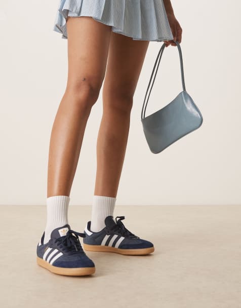 adidas Originals – Samba OG – Sneaker mit Jeansstoff-Obermaterial - view 1