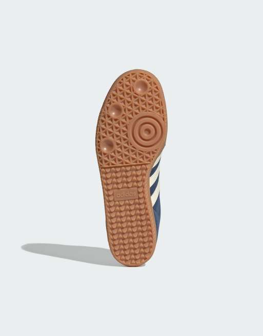 adidas Originals - Samba OG - Sneakers blu navy e bianche, 3 di 5
