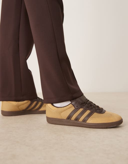 adidas Originals - Samba OG - Sneakers i gyldenbeige/mørkebrun