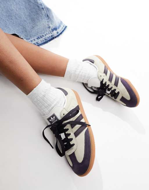 adidas Originals - Samba OG - Sneakers i lysegrå og sort