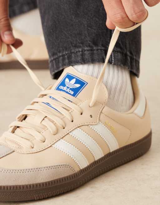 adidas Originals Samba OG sneakers in beige | ASOS