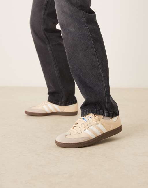 adidas gazelle silver green womens Adidas Samba OG | Men's | Shadow Navy/Golden Beige/Gum main image 1