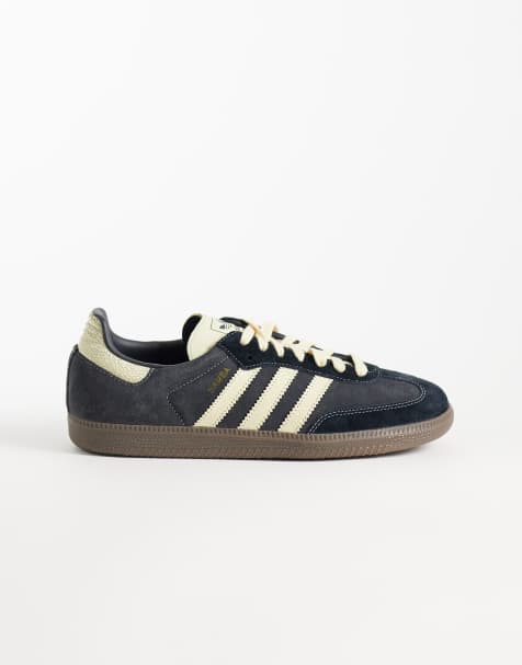 adidas Originals Samba OG sneakers in black and cracked cream - view 1