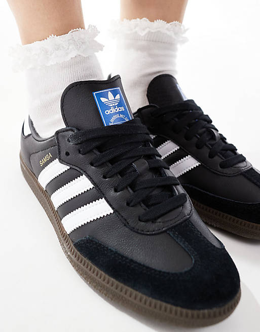 adidas Originals Samba OG sneakers in black and white | ASOS