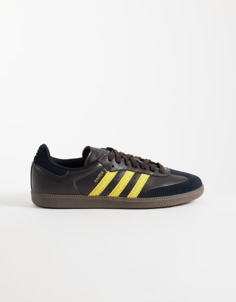 adidas Originals Samba OG sneakers in black and yellow - view 1