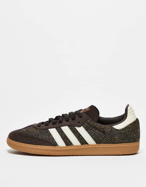 adidas Originals Samba OG sneakers in brown tweed - view 1