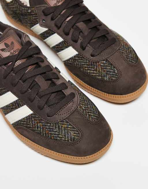 adidas Originals Samba OG sneakers in brown tweed
