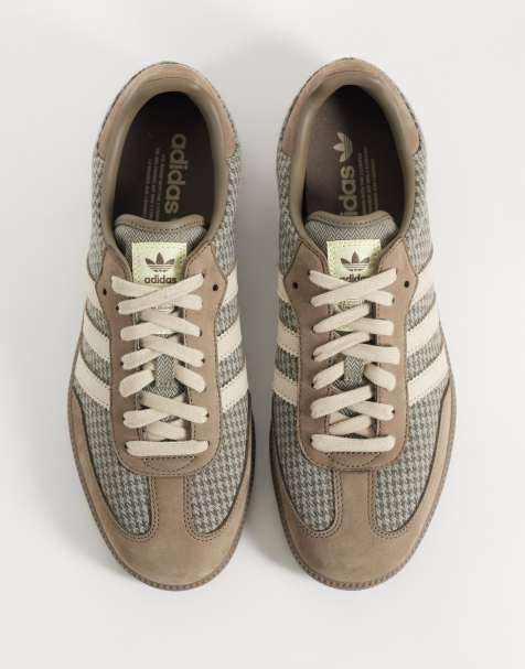 adidas Originals Samba OG sneakers in bruin en kaki - view 1