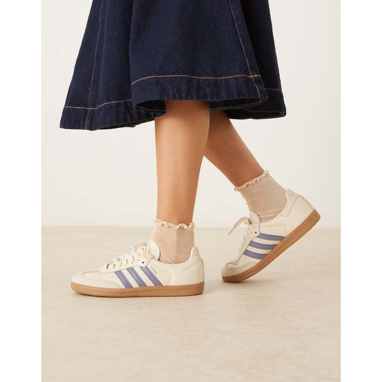 adidas gazelle silver green womens Adidas Originals Samba OG (Cloud White/Energy Ink/Off Whi) Women's Sho –  Kick Theory main image 1