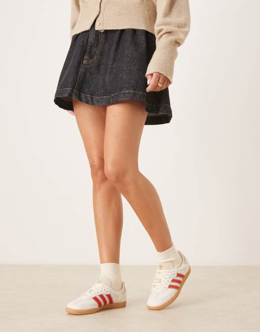 adidas Originals Samba OG sneakers in cream and red