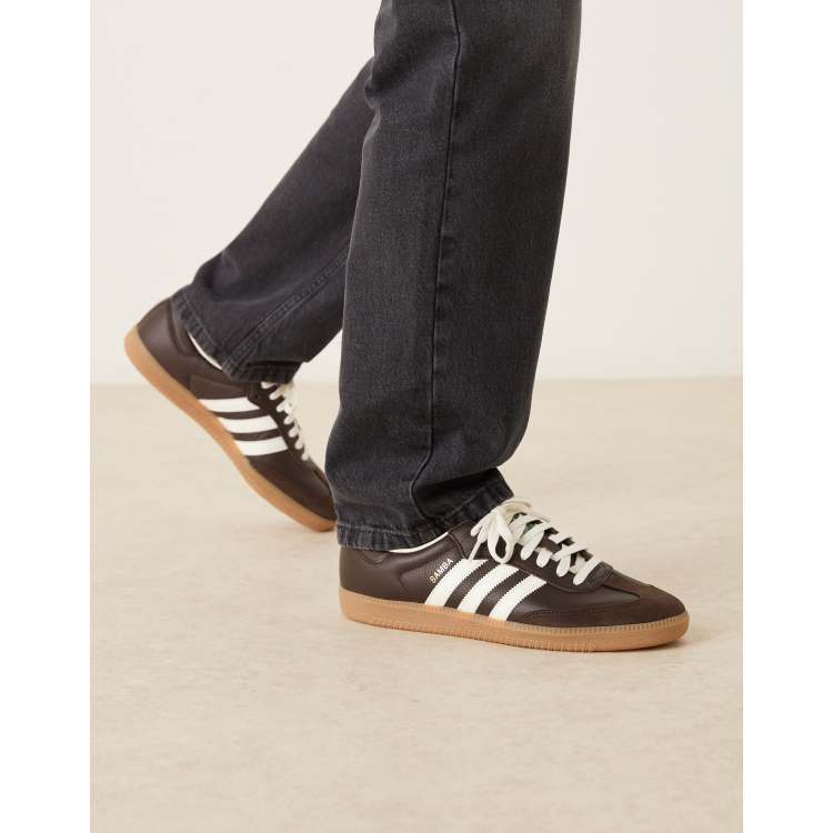 adidas Originals Samba OG ブラウン adidas Samba OG Sneakers - Brown | Free Shipping with adiClub
