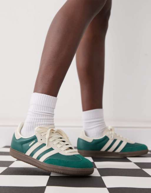 adidas Originals Samba OG sneakers in dark green
