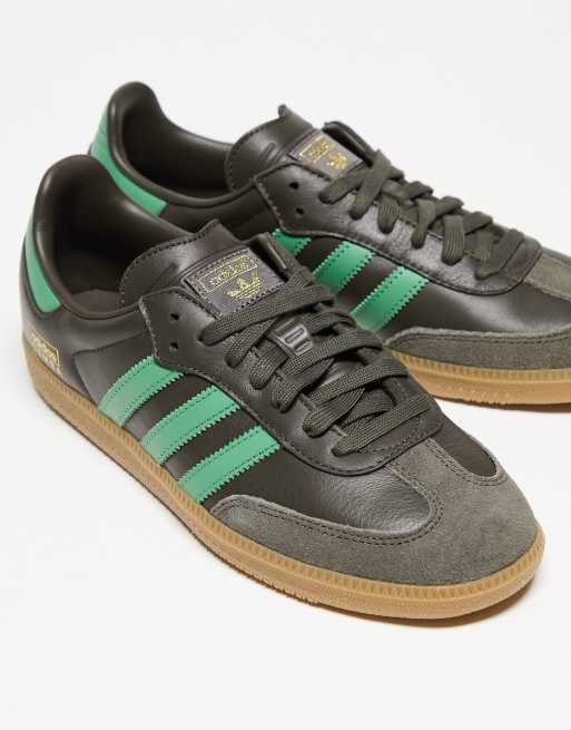 Green hot sale adidas samba