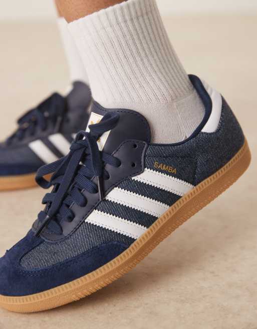 adidas Originals Samba OG Sneakers in denim ASOS