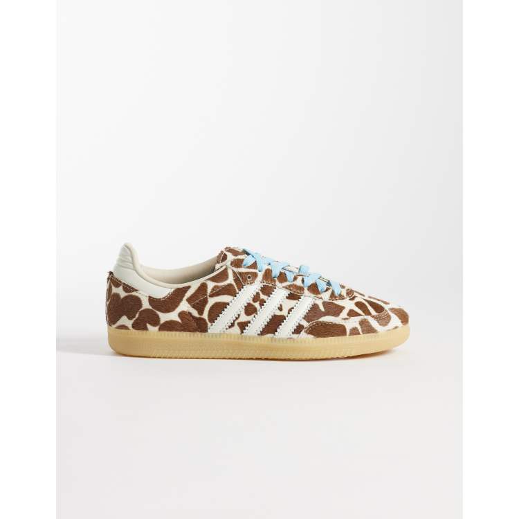 adidas gazelle silver green womens ADIDAS SAMBA ANIMALIER