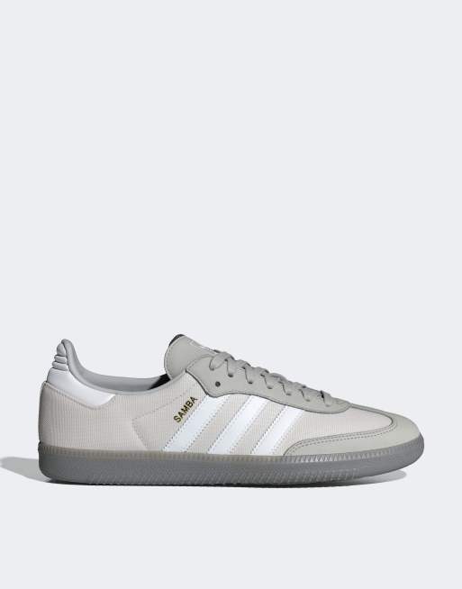 adidas Originals Samba OG sneakers in gray and white