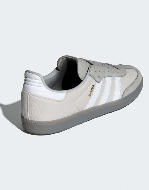 adidas Originals Samba OG sneakers in gray and white | ASOS