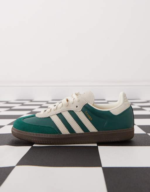 adidas Originals - Samba OG - Sneakers in groen en beige