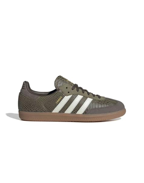adidas Originals Samba OG sneakers in khaki croc - view 1