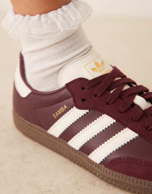 adidas gazelle silver green womens adidas Samba OG Shadow Red Velvet (Women's) main image 0